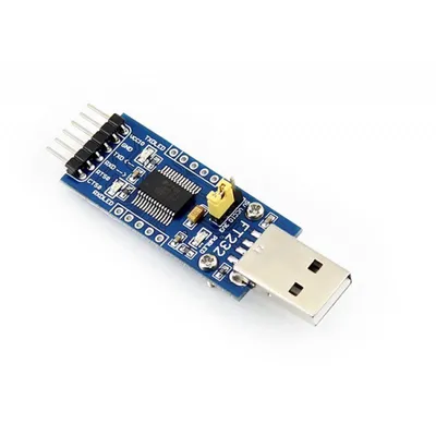 Produktbild von Waveshare FT232RL USB-UART Konverter, USB Typ A, TXD, RXD, RTS, CTS, 3,3-5V