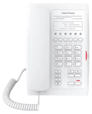 Produktbild von Fanvil H3W, IP-Telefon, Weiß, Kabelgebundenes Mobilteil, Tisch/Wand, Im Band, Außerhalb des Bandes, SIP-Info, 2 Zeilen