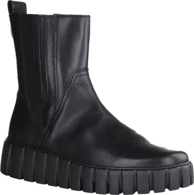 Produktbild von Gabor Comfort 76781-57 Damenschuhe, Boots, Leder, Schwarz, Wechselfußbett - Damenschuhe Modische Stiefelette / Boots, Schwarz, leder (foulardcalf)