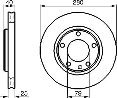 Produktbild von BOSCH Ölfilter F 026 407 232