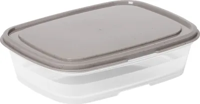 Produktbild von smartstore Frischhaltedose 1,0 Liter grau / transparent