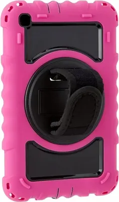 Imagen del producto de Funda para Samsung Galaxy Tab A8 de 10.5" con correa para el hombro, color rosa