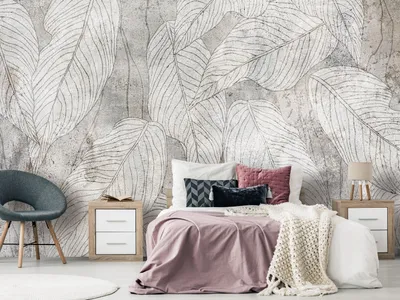Produktbild von Vlies Fototapete Blätter 400x280 cm Tapeten Wandtapete XXL Pflanzenmotiv Natur b-C-0813-a-a
