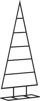 Immagine prodotto di Albero di Natale in metallo VidaXL per decorazioni, nero, 90 cm