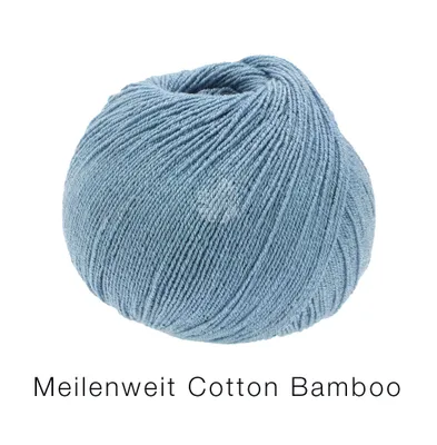 Produktbild von Meilenweit 100 Baumwolle Bamboo 012 | Graublau