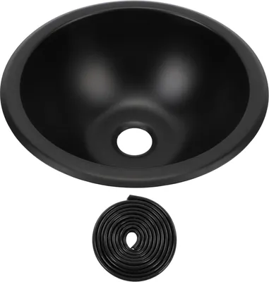 Produktbild von 9 x 4 Zoll 304 Edelstahlspüle rund zu reinigen zu reinigen, 40 mm Abflusshafenhäfer -Waschbecken für Wohnmobil -Wohnmobil -Boot Caravan