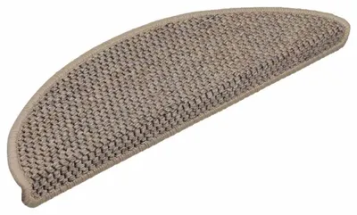 Image de vidaXL Tapis d'escalier Autoadhésif Sisal 15 pcs. 56x17x3cm Beige foncé
