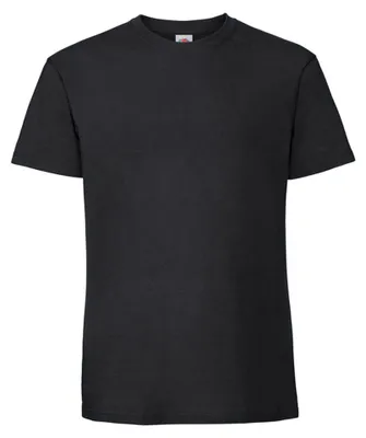 Produktbild von Fruit of the Loom - "Iconic Premium" T-Shirt für Herren FK3353 (M) (Schwarz)