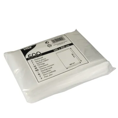 Produktbild von STARPAK Flachbeutel Maße: (B)280 x (H)400 mm transparent 500 Beutel