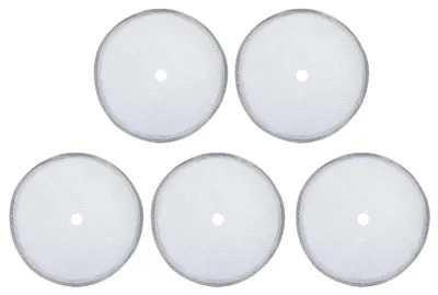 Image de Filtre à café en acier inoxydable, 5 pièces, pour cafetière à piston de 600 ml, accessoire de filtration