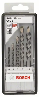 Productafbeelding van BOSCH 2607010524 BOSCH CYL-3 Bit-Set, 5-teilig