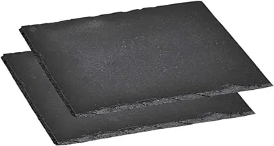 Immagine prodotto di KESPER Vassoi da portata 2 pezzi, 20 x 20 cm, ardesia KESPER 38109