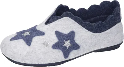 Produktbild von Manitu Damen Hausschuhe Pantoffeln Ballerinas Filz 340270, Größe:42 EU, Farbe:Offwhite