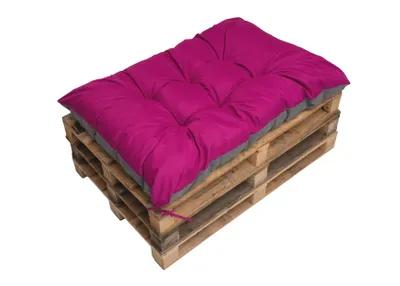 Produktbild von Palettenkissen 120×80 cm – Bequemes Sitzkissen für Palettensofa und Gartenlounge Palettenkissen  Rosa Gartenkissen, palettenkissen outdoor