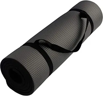 Produktbild von SCHILDKRÖT FITNESS FITNESSMATTE, (183 x 61 x 1,5 cm), mit Tragegurt, schwarz