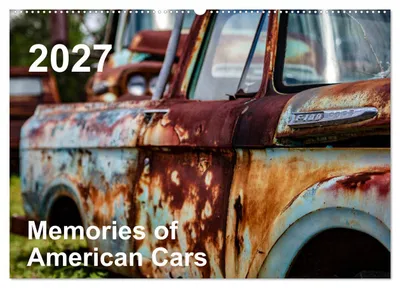 Produktbild von Memories of American Cars (Wandkalender 2027 DIN A2 quer), CALVENDO Monatskalender