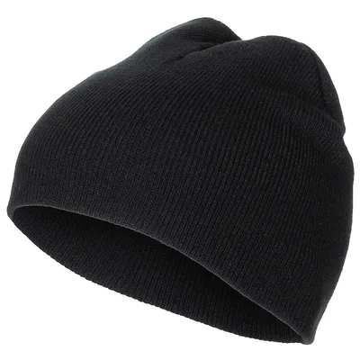 Produktbild von Fox Outdoor Strickmütze, "Beanie", fein gestrickt, kurz, schwarz