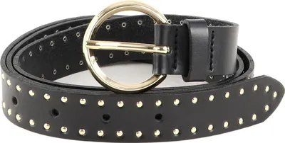 Produktbild von Vanzetti Leder Gürtel Slim Belt W75 Black schwarz