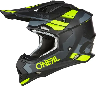 Produktbild von Oneal 2Series Spyde V23 Motocross Helm, schwarz/grau/gelb, M (57/58)