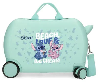 Produktbild von Disney Joumma Strand- & Love-Koffer für Kinder, Türkis, Blau, 50 x 38 x 20 cm, s