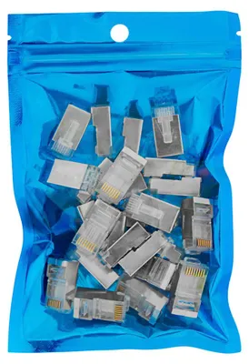 Produktbild von RJ45 Kat. 6 FTP-Stecker NC-RJ456FT-11 25St