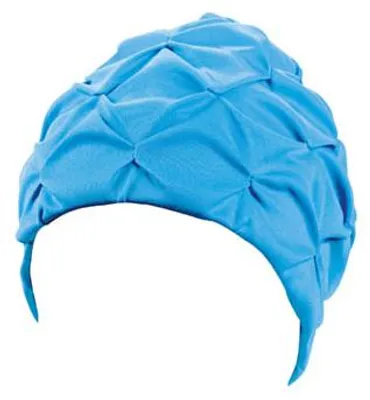 Image de Bonnet de bain Beco pour femme | Tissu | Turquoise**