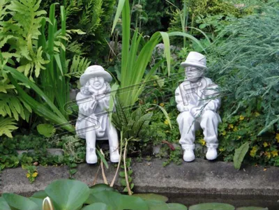Immagine prodotto di Ragazzo seduto Figura Statua Scultura Statue Decorazione da giardino S101083