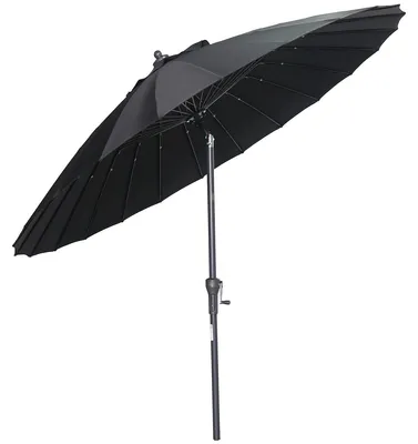 Produktbild von Garden Impressions Manilla Sonnenschirm - Ø250 cm - carbon black - schwarz