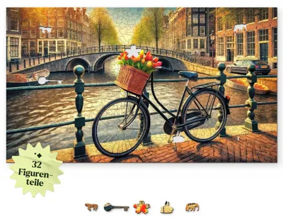 Produktbild von Fahrrad in Amsterdam Stadt aus Holz