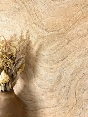 Produktbild von NEWROOM Tapete Beige Vliestapete Marmor - Marmoroptik Modern Creme Stein Farbverlauf Marmortapete 3D Optik Luxus