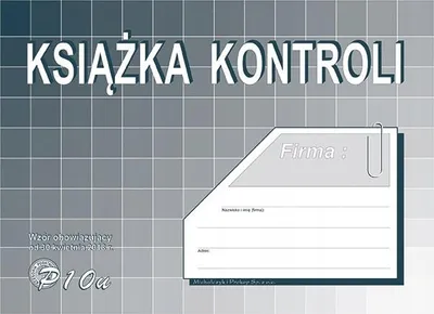 Obrázok produktu pre Knižka s kontrolným formulárom A5 - 10 listov, 16 stránок