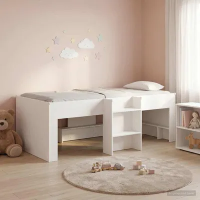 Produktbild von Maison Exclusive - Hochbett für Kinder Weiß 98,5 x 200 cm Holzwerkstoff
