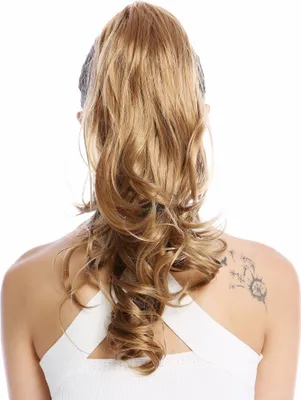 Produktbild von WIG ME UP Zopf Pferdeschwanz lang gewellt Dunkelblond MKB-30-V-19