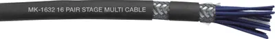 Produktbild von DAP MK-1632 Studio Multicore 16-paariges Kabel - doppelt geschirmt - schwarze Ummantelung