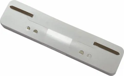 Zdjęcie produktu dla Q-Connect® 2012500010 Plastikowe listwy zszywające, krótkie - plastikowa listwa maskująca, biała, 25 szt