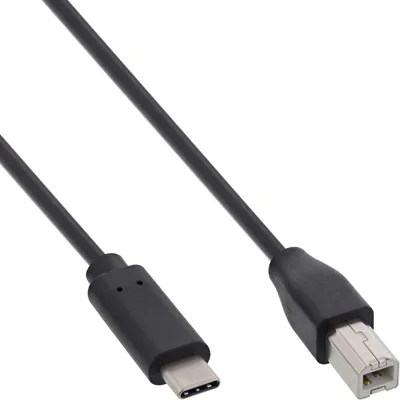 Immagine prodotto di InLine® 35762 Cavo USB 2.0, da spina C a spina B, nero, 2 m