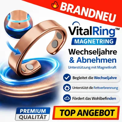 Produktbild von VitalRing™ Magnetring - Die Unterstützung in den Wechseljahren & zum abnehmen!: Kupfer