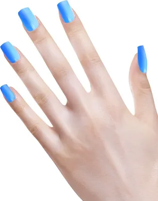 Image de Ongles autocollants 12pcs jaune fluo