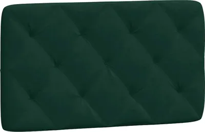 Immagine prodotto di Cuscino per testata verde scuro 80 cm in velluto