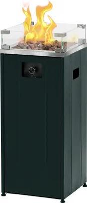 Produktbild von Buschbeck Loungefeuer Malta schwarz, Terrassenfeuer, 7,5 kW, Gasbetrieb