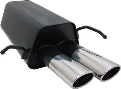Image de Echappement sport Novus pour Mercedes CLK W209 2x85/58mm AM-Design avec ABE
