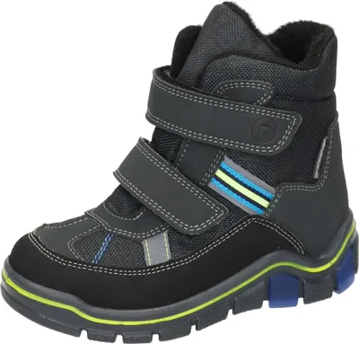 Produktbild von Ricosta Jungen Winterboot Klett 'Gabris' grigio/carbon, Kinder:29 EU