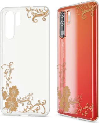 Obrázek produktu pro NALIA kryt pro Huawei P30 Pro, motiv krytu mobilního telefonu tenké silikonové pouzdro ochranný kryt Golden Flowers