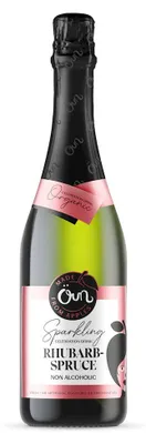 NAPÓJ BEZALKOHOLOWY RABARBAROWO - ŚWIERKOWY MUSUJĄCY BIO 750 ml - ÖUN