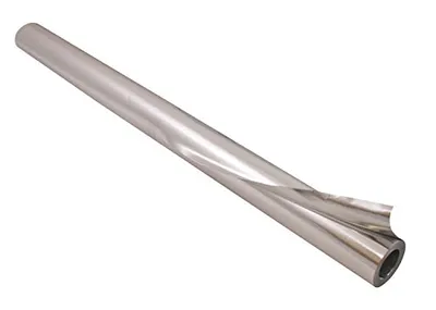 Produktbild von folia Alu-Bastelfolie (B)500 mm x (L)10 m silber / silber