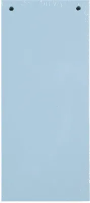 Produktbild von EXACOMPTA Trennstreifen 24 x 10,5 cm (B x H) 180g/m² Karton hellblau 100 St./Pack.