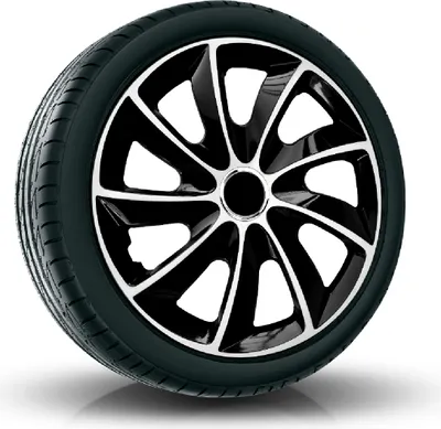 Produktbild von Radkappen Radzierblenden (4Stück) 17 Zoll weiß/schwarz STIG Z458832