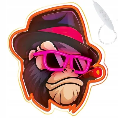 Produktbild von Forever Light Neon LED "Gangsta Monkey" | Multicolor