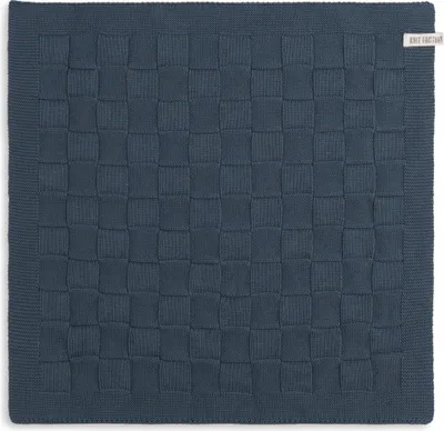 Produktbild von Knit Factory Küchentuch Uni - Granit - 50x50 cm