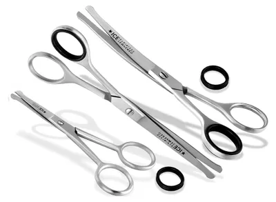 Produktbild von Fellscheren-Set für Hunde mit Pfotenschere und Mikroverzahnung